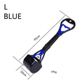 thumbnail image 1 of Pooper Scooper for Dog Jaw Clamp Heavy Duty Long Handle Poop Scooper for Large Medium Small Dog Pet Cat for Grass Gravel Pick Up (Unfold L Blue), 1 of 7