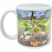 Island Dogs Giant 22 ounce Pooping Puppies Novelty Ceramic Coffee Mug - Funny coffee mugs for dog lovers of any breed. Jumbo in size as well as laughs.