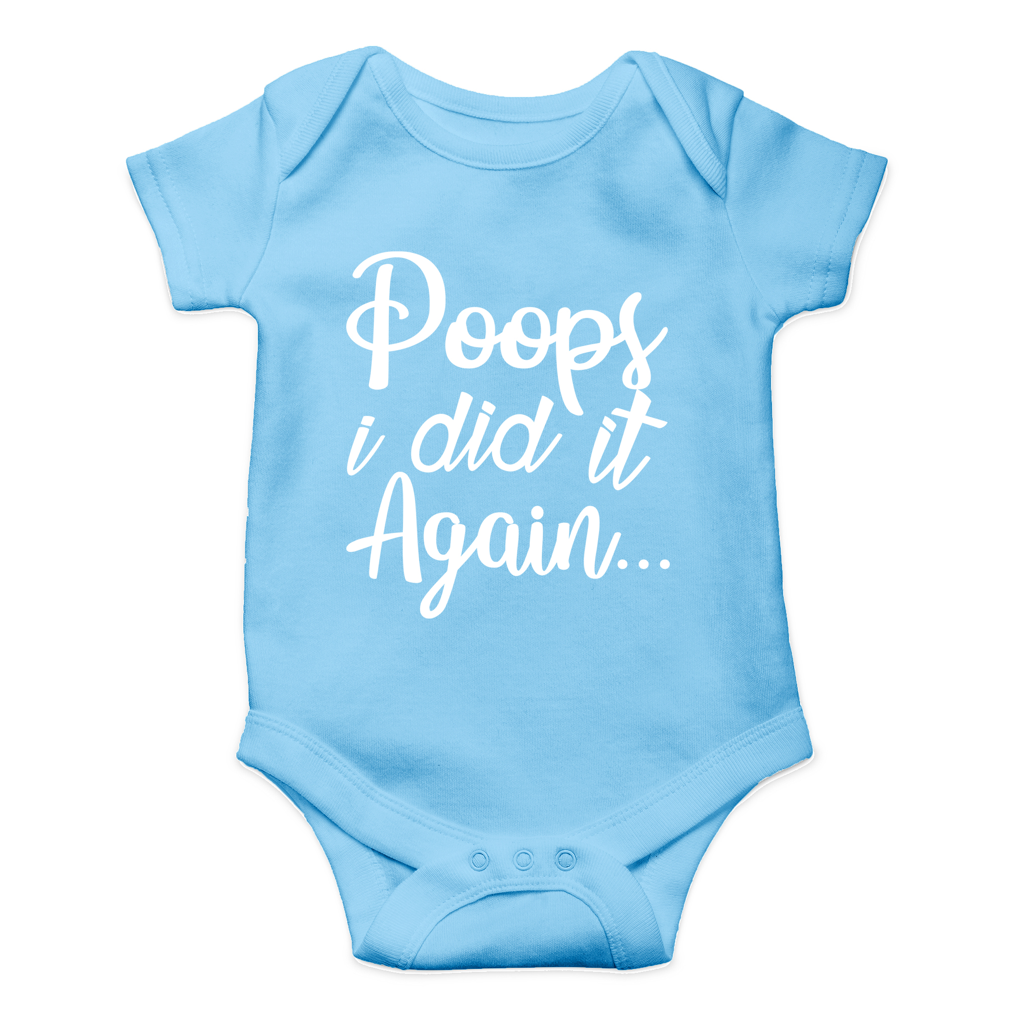 Poops, I Did It Again - Funny Parody Song, Oh Baby, Baby - Cute One-Piece Infant Baby Bodysuit - image 1 of 4