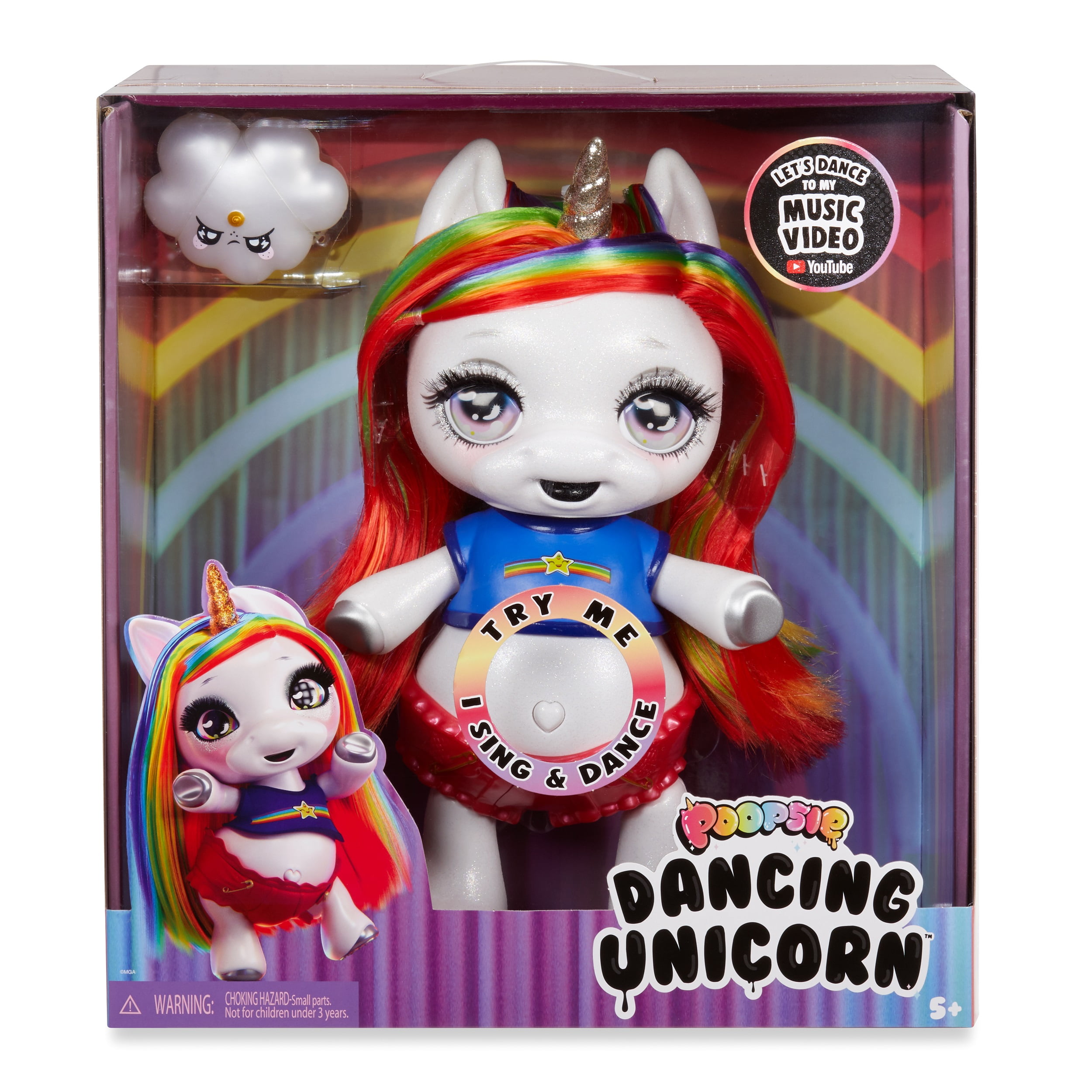 Poopsie Dancing Unicorn Rainbow Brightstar – Dancing and Singing Unicorn  Doll (Battery-Powered Robotic Toy)