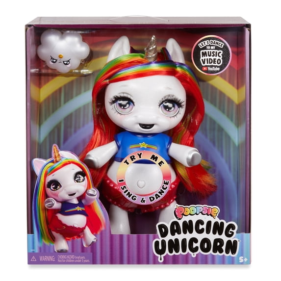 Poopsie Dancing Unicorn Rainbow Brightstar – Dancing and Singing Unicorn Doll (Battery-Powered Robotic Toy)