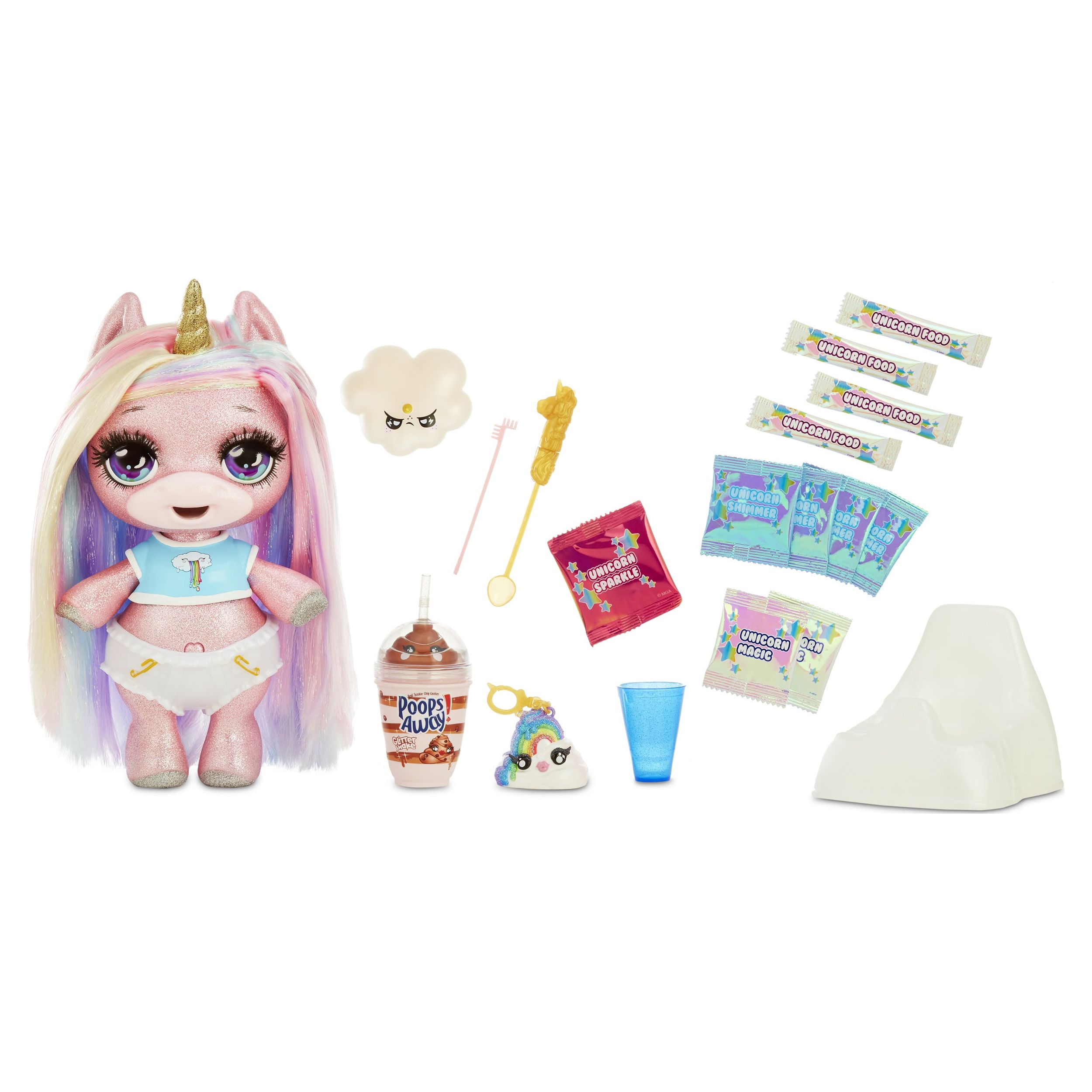 Poopsie Slime Surprise Glitter Unicorn: Stardust Sparkle or Blingy Beauty, 12" Doll with 20+ Magical Surprises - image 1 of 6
