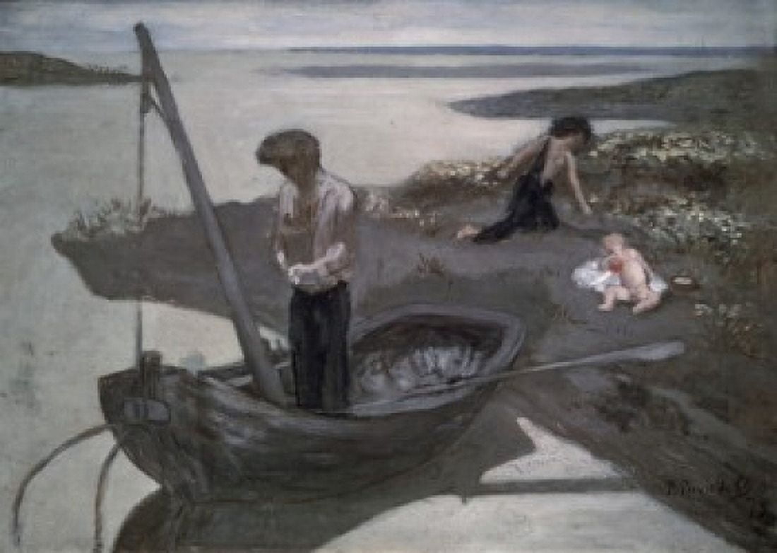 The Poor Fisherman 1879 Pierre Puvis de Chavannes (1824-1898 French) Oil On Canvas Pushkin Museum of Fine Arts Moscow Russia Canvas Art - Pierre Puvis de Chavannes (24 x 36)