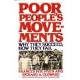 thumbnail image 1 of Poor People's Movements: Why They Succeed, How They Fail, (Paperback), 1 of 1