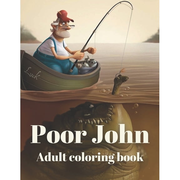 Poor john adult coloring book (Paperback)