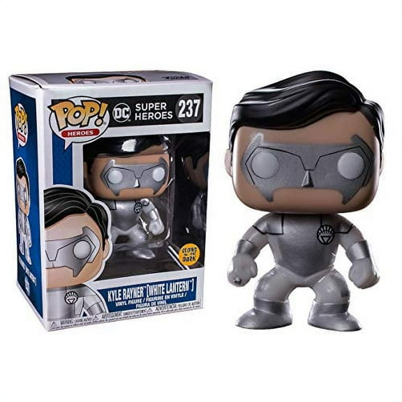Pop! 2018 SDCC Fugitive Toys Exclusive Funko Kyle Rayner (White Lantern) Glow in The Dark