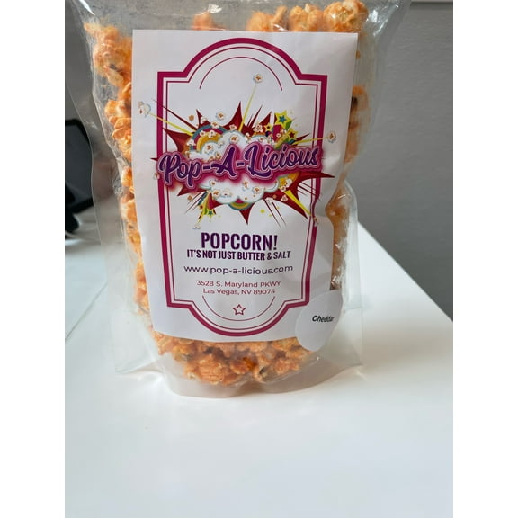 Pop-A-Licious Cheddar Cheese Popcorn, 3 oz.