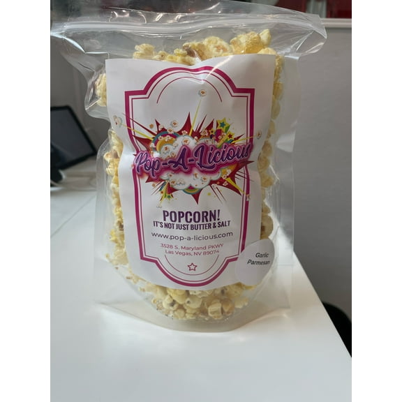 Pop-A-Licious Garlic Parmesan Popcorn