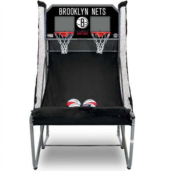 Pop-A-Shot Brooklyn Nets Home Dual Shot Basketball Game