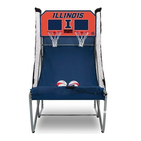 Pop-A-Shot Illinois Fighting Illini Home Dual Shot Basketball Game