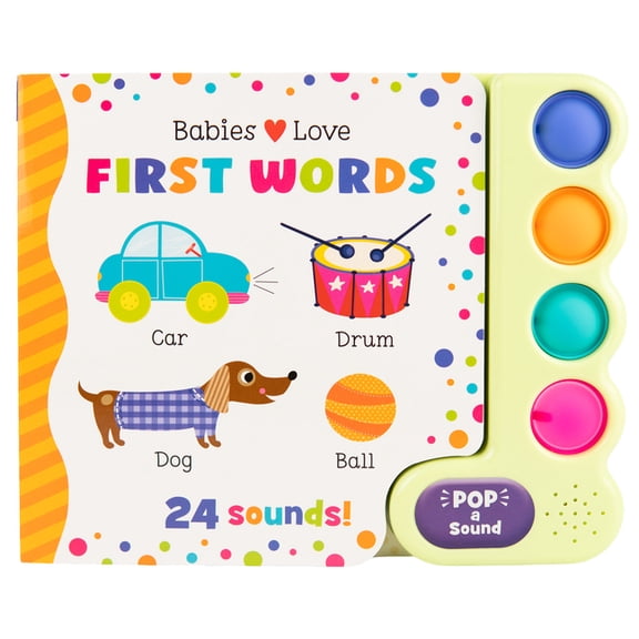 Pop-A-Sound Babies Love First Words (Pop-A-Sound), (Board Book)