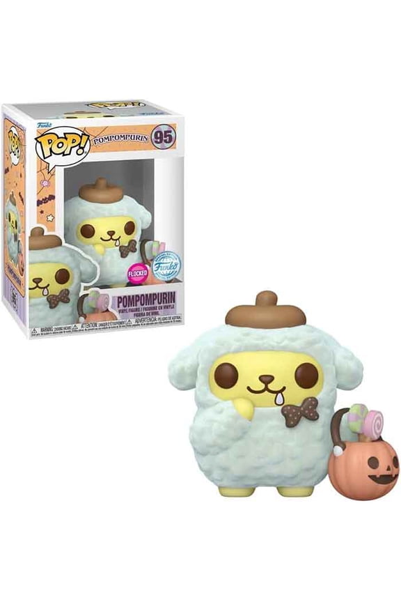 Pop Animation Sanrio 3.75 Inch Action Figure Exclusive - Pompompurin Flocked #95