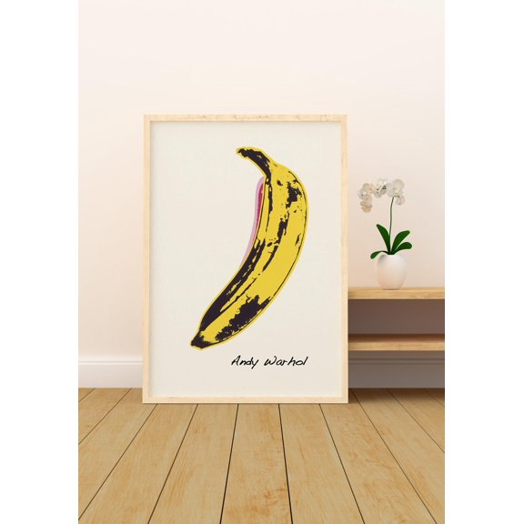 Pop Art Banana Retro Home Decor Poster Unframed Paper Print
