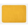 thumbnail image 1 of Pop Art Bath Mat, Vintage Retro 50s 60s Image with Polka Dots Pattern Design Artistic Print, Non-Slip Plush Mat Bathroom Kitchen Laundry Room Decor, 29.5 X 17.5 Inches, Marigold and Yellow, Ambesonne, 1 of 2