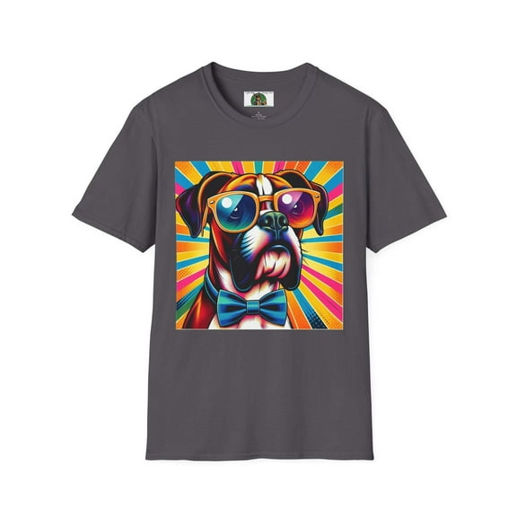 Pop Art Boxer1 Unisex Softstyle T-Shirt