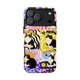 thumbnail image 1 of Pop Art Cat Collage Phone Case, Colorful Abstract Pattern, Fun and Artsy Protective Case for iPhone Models, 1 of 6