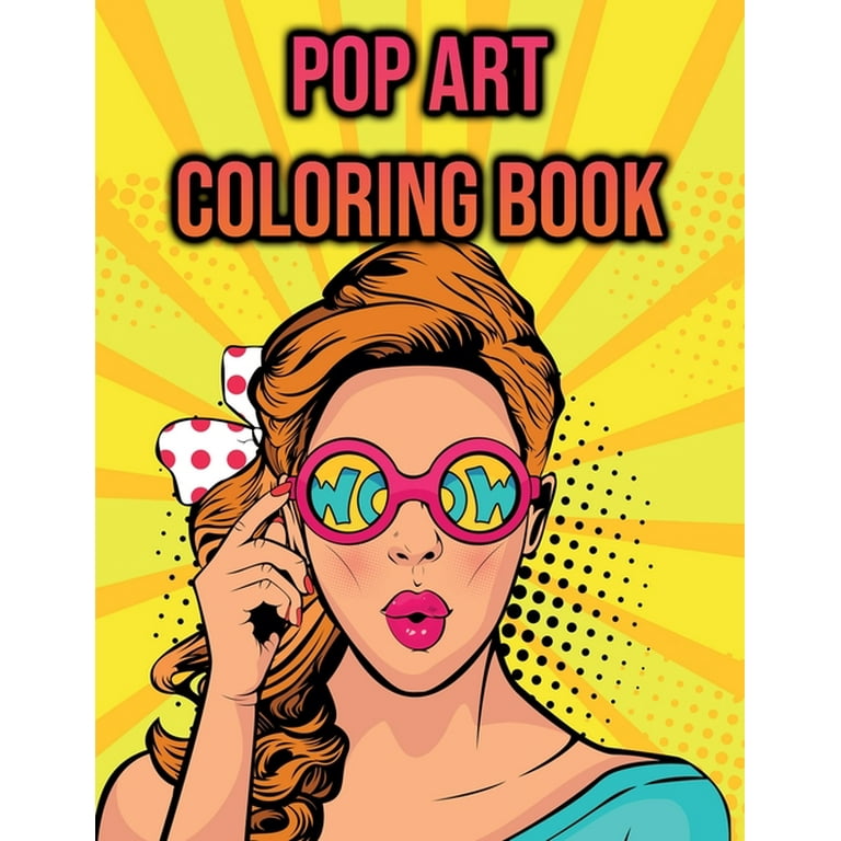 Pop Art Women: Adult Coloring Book (Paperback)