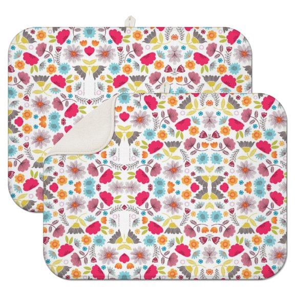 Pop Art Comic Dish Drying Mat – Fun and Vibrant Design, Adds Personality to Your Kitchen