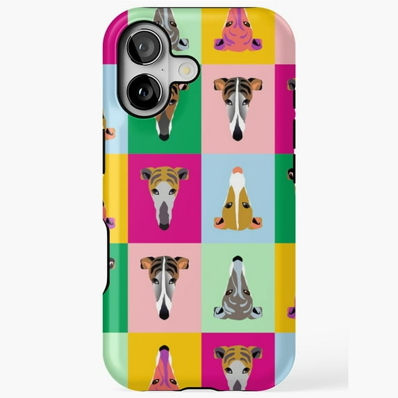 Pop Art Hounds Colorful Edition Phone Case for iPhone 17 16 15 14 13 12 11 Pro Max