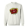 thumbnail image 1 of Pop Art Love You! Quote Sweatshirt Women -Image by Shutterstock, Female Medium, 1 of 4