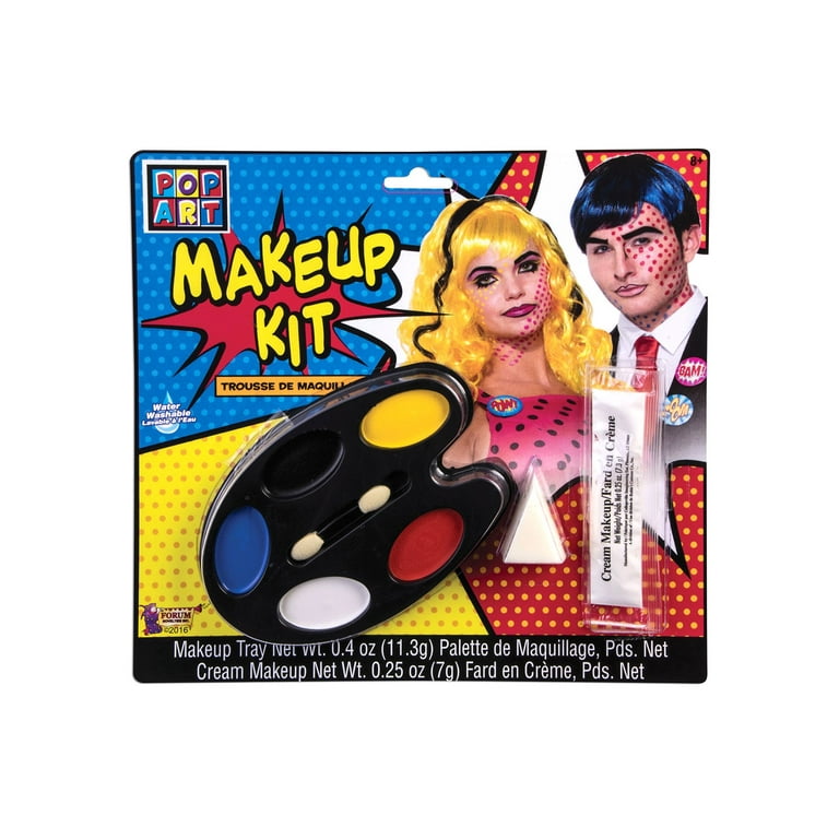 Smiffys Makeup FX Pop Art Kit Aqua Adult Multi Smiffys Makeup FX Pop Art Kit Aqua Adult Multi