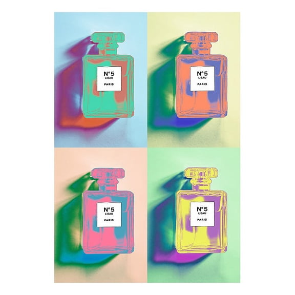 Pop Art Perfume No2 Print Wall Art Home Decor Paper Poster Print Only