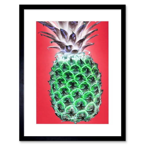 Pop Art Pineapple Art Print Framed Poster Wall Decor 9x7 inch