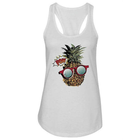 Pop Art Pineapple Tank Women -Image by Shutterstock, Female Medium