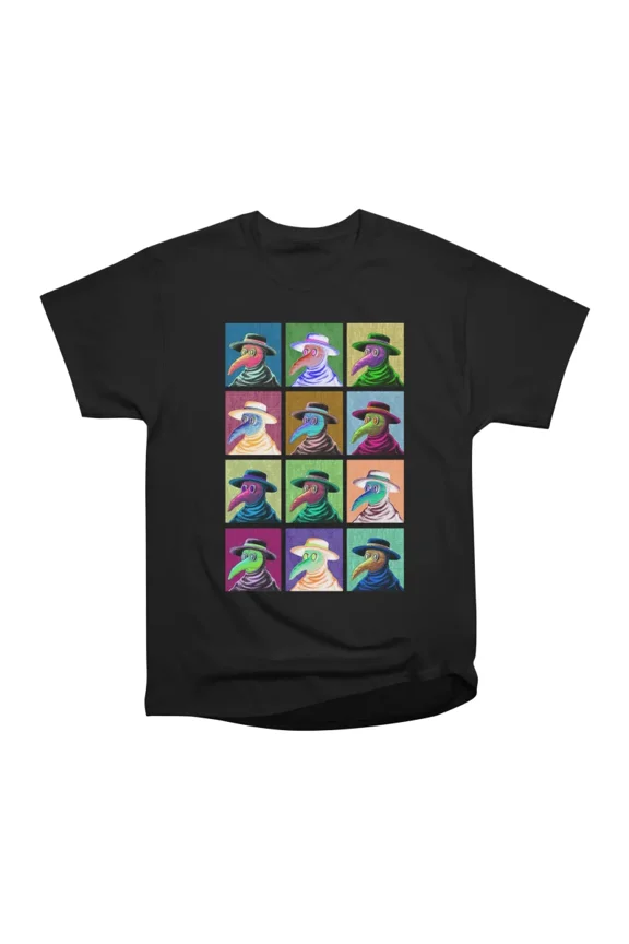 Pop Art Plague Doctor T-Shirt Tee Gift For Him Merch For Her Apparel For Friend