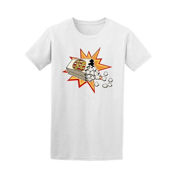 Pop Art Pop Corn Movies Tee Men's -Image by Shutterstock