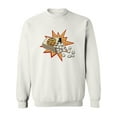 thumbnail image 1 of Pop Art Popcorn Sweatshirt Men -Image by Shutterstock, Male Small, 1 of 4