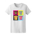 thumbnail image 1 of Pop Art Retro Vintage Telephone Tee Women's -Image by Shutterstock, 1 of 2