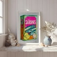 thumbnail image 1 of Pop Art Sardine Tin Print, Colorful Retro Fish Design Poster Decor, Unframed Poster Size 8x12 F03.1.22l1106, 1 of 4