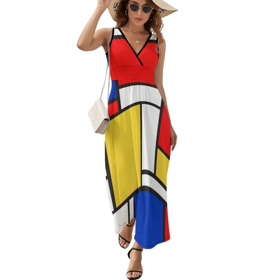 Pop Art Sleeveless Dress luxury evening dresses for women evening dress ladies