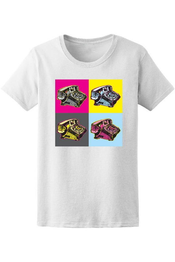 Pop Art Telephone T-Shirt Men -Image by Shutterstock, Male Large