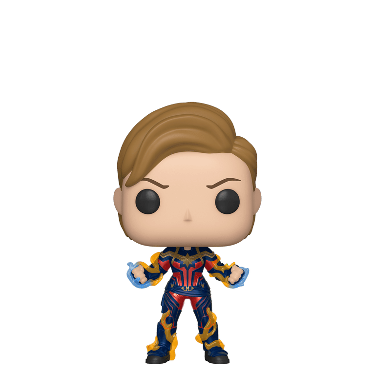 Pop Avengers Endgame Captain Marvel with New Hair Vinyl