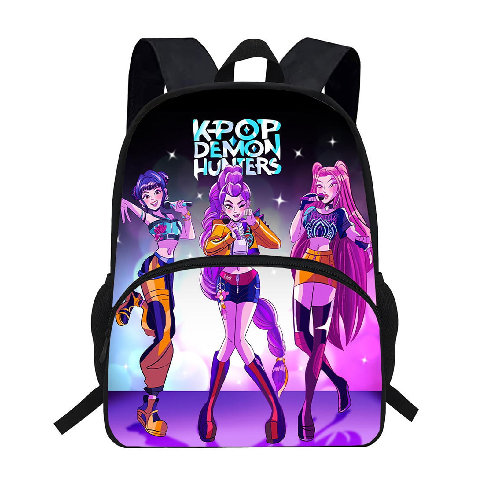 Pop Backpack Demons Hunters School Bag, HUNTR/X Styles Backpack, Rumi ...