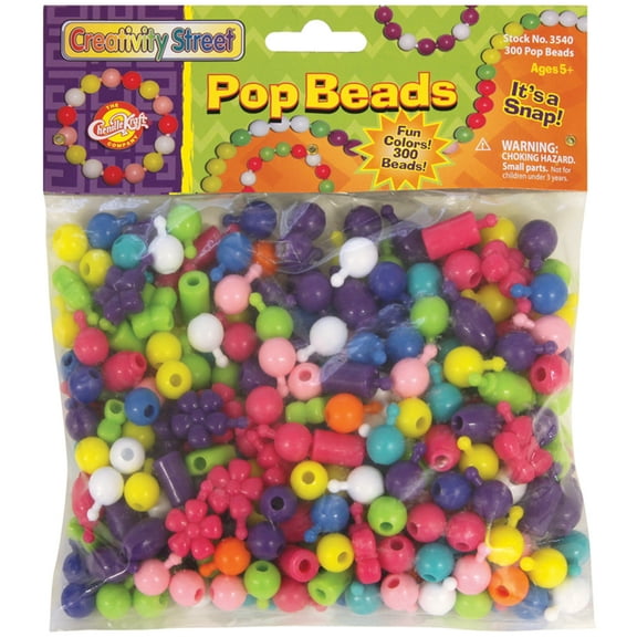 Pop Beads 300/Pkg-Assorted Shapes