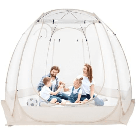 Pop Up Bubble Tent 6-10 Person Clear Igloo, Portable Screen House with Carry Bag, Transparent Camping Tent for Garden/Backyard/Outdoor Events$$Sport & Recreation Other