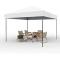 thumbnail image 1 of Pop up Canopy Tent 10x10ft,Instant Portable Shelter,Adjustable Height,Portable Roller Bag,4 Weight Bags,Guy Ropes & 8 Stakes Included,Folding Tent Shelter for Party Patio Deck Garden Beach, 1 of 7