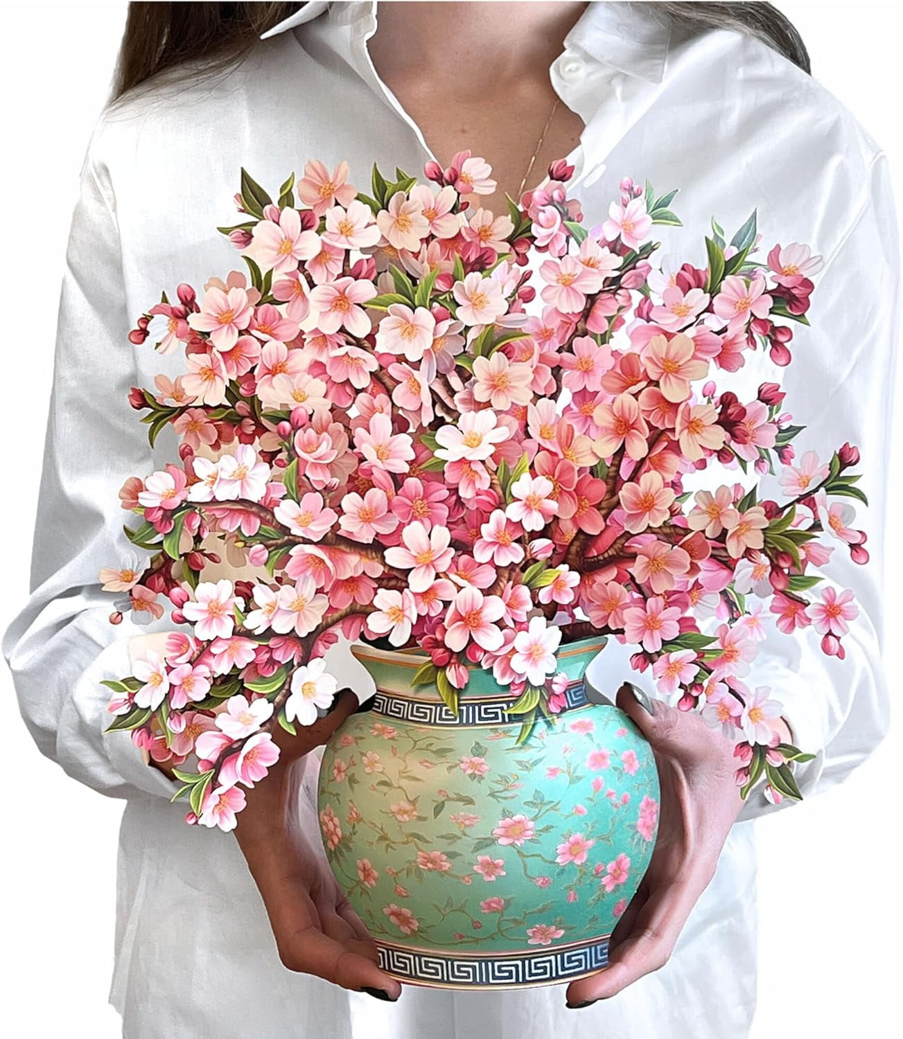 Pop Up Cards, Peony Paradise, 12 Inch Life Sized Forever Flower Bouquet ...
