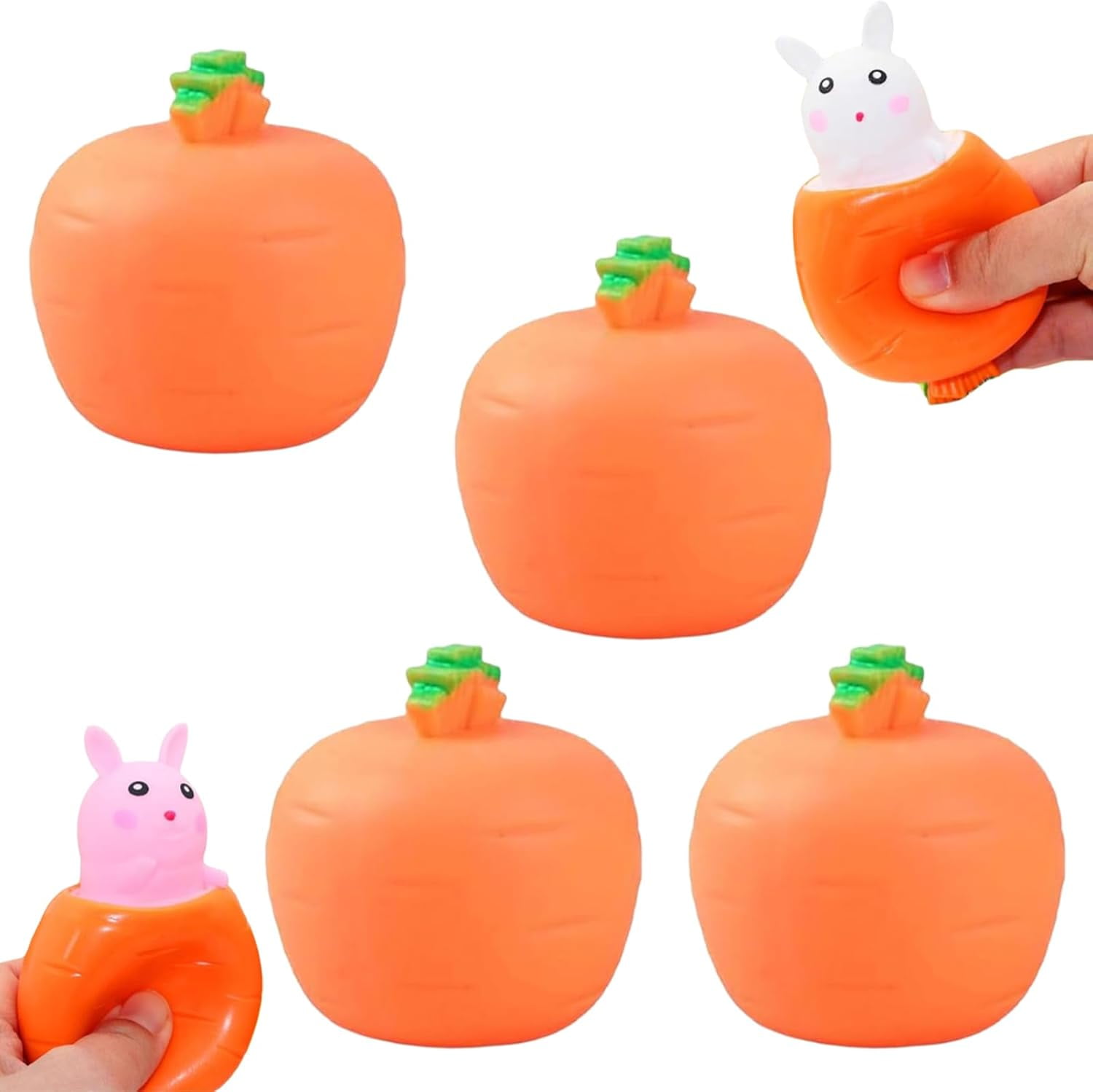 Pop Up Carrot Bunny, 2025 New Pop Up Bunny Toy, Easter Carrot Rabbit ...