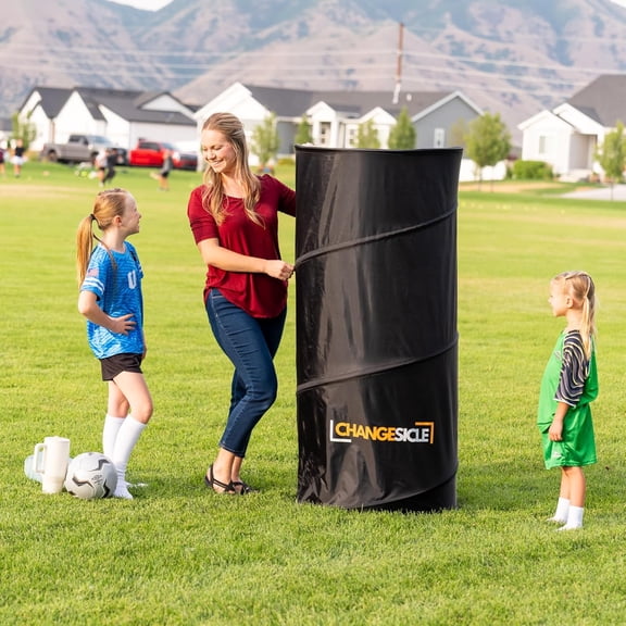 Pop Up Changing Tent with Floor for Beach, Car & School Sports Collapsible Portable Privacy Tent for Camping Tall, Waterproof, Foldable, Compact Dressing Room Tube