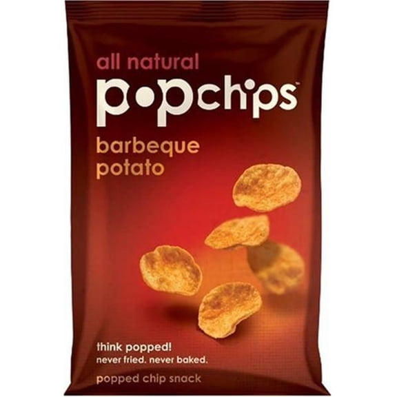Pop Chips  0.8 Oz. Bbq Potato Chip - 24 Bags
