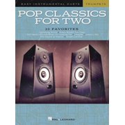 Pop Classics for Two Trumpets Easy Instrumental Duets, Paperback