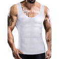 thumbnail image 1 of Pop Closets Compression Shirt for Men Slimming Undershirt Body Shaper Tank Top for Gynomastica Sleeveless Shapewear Vest for Gym Fitness Outdoor, 1 of 7