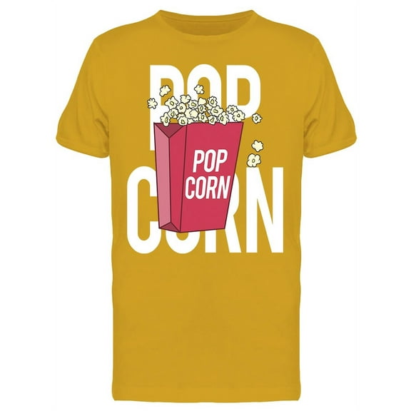 Pop Corn T-Shirt Men -Image by Shutterstock, Male x-Large