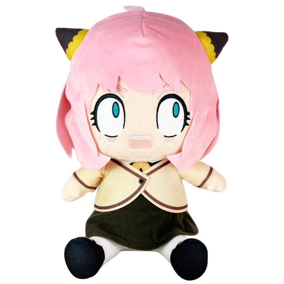 Pop Culture 870362 Spy X Family Anya Forger Terrified Sitting Plush Doll, Multi Color