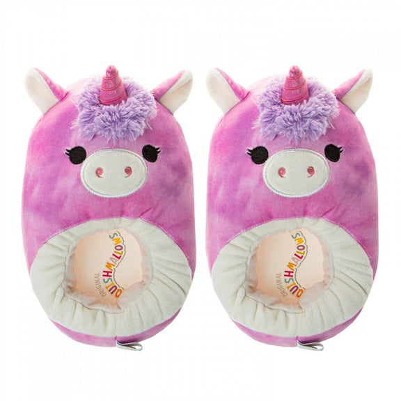 Pop Culture 888424-size7-8 Squishmallows Plush Adults Slippers - Size 7-8