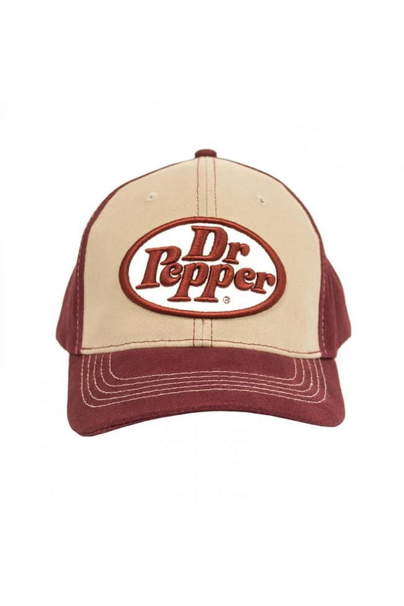 Pop Culture Dr. Pepper Logo Adjustable Hat - Red